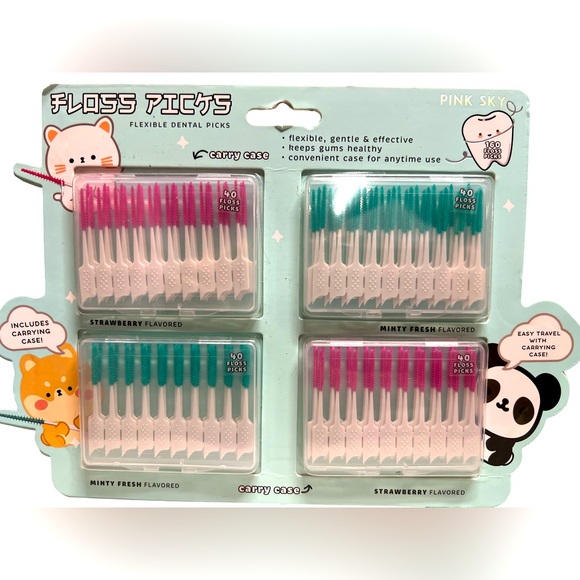 Panda Bear Beauty Bundle Qty 7 Forever 21 Pink Sky Mirror Brush Wash Eye Pads - Picture 6 of 15